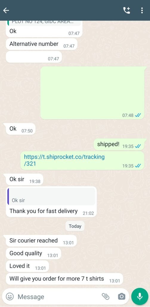 CUSTOMER FEEDBACK 63 438 2