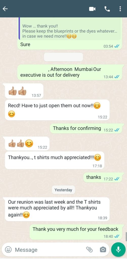 CUSTOMER FEEDBACK 64 439 2