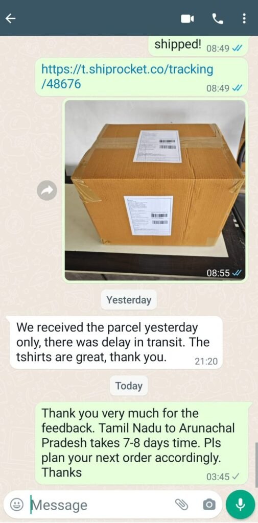 CUSTOMER FEEDBACK 71 446 2