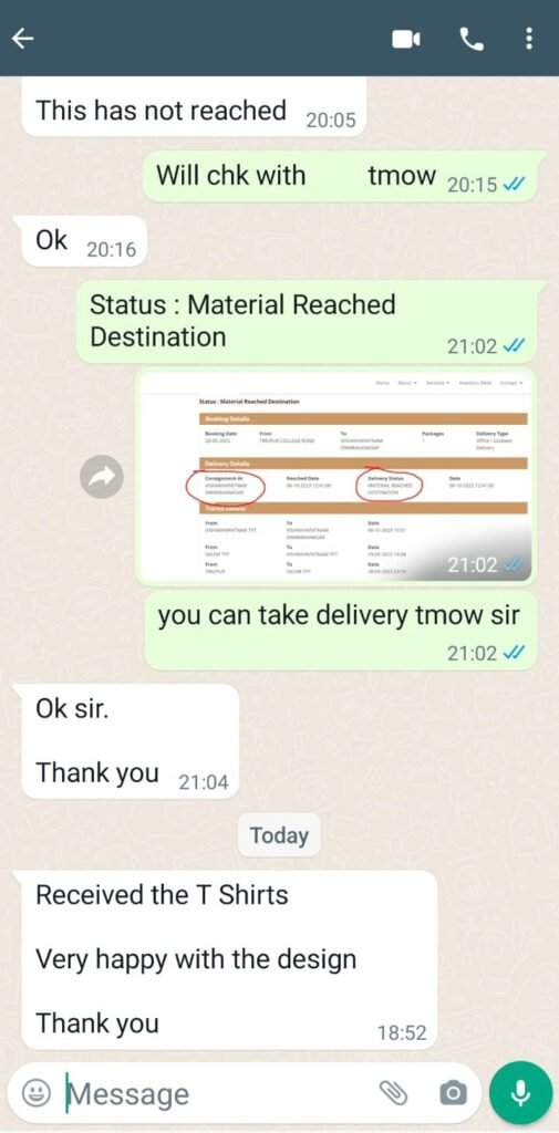 CUSTOMER FEEDBACK 86 461 2