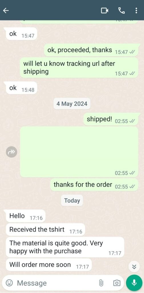 CUSTOMER FEEDBACK 94 469 2