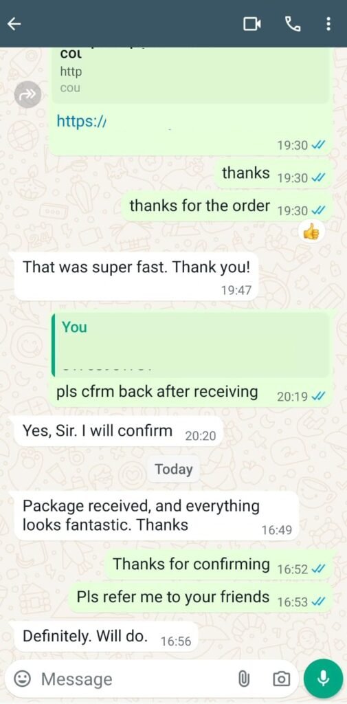 CUSTOMER FEEDBACK 97 472 2