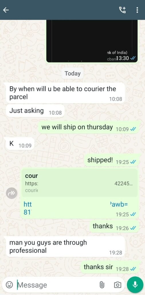 CUSTOMER FEEDBACK 101 476 2