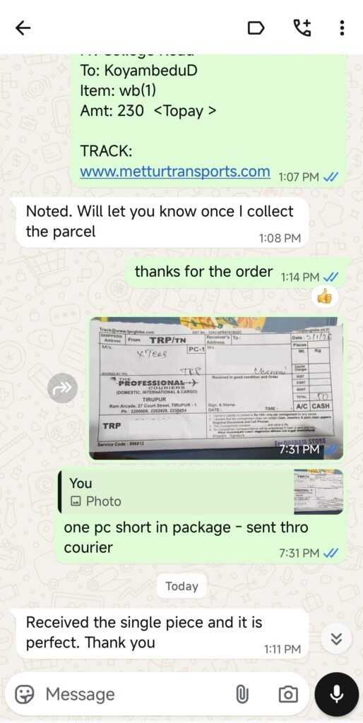 CUSTOMER FEEDBACK 18 513 3