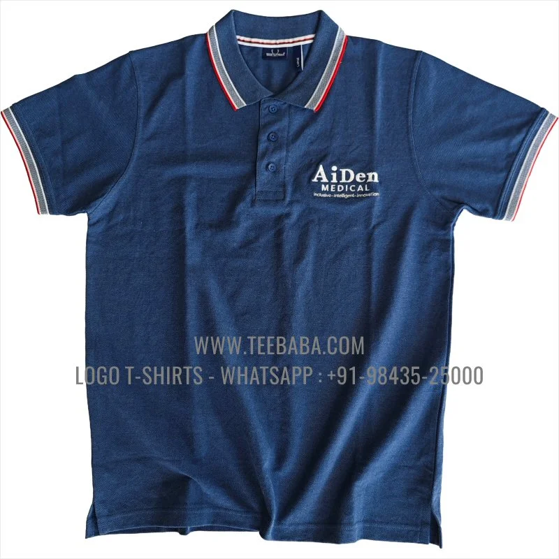 Jacquard Collar Polo T-Shirts