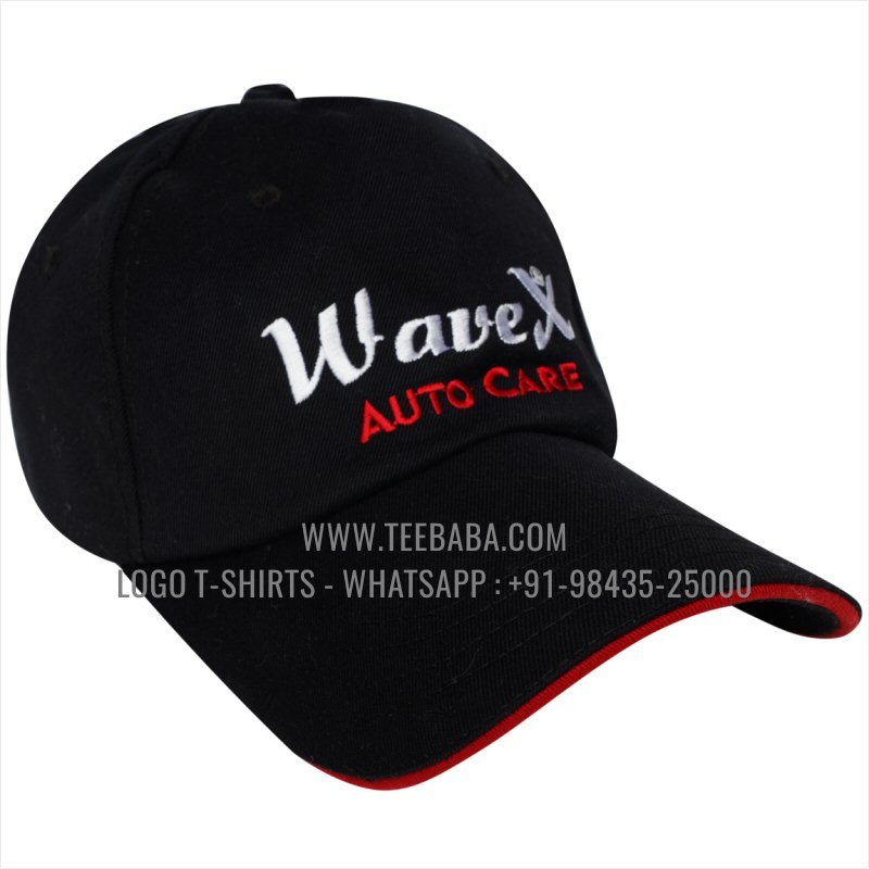 00019 logo embroidery cap