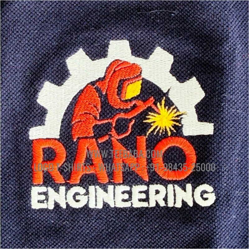 00026 logo embroidery corporate polo